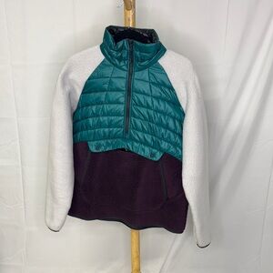 Mountain Hardwear Altiud Hybrid Fleece Puffer Pullover Half Zip